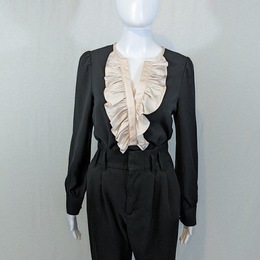 J. Crew Ruffled Work Top NWOT - Picture 3 of 6